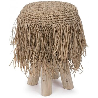 Taburete de Teca Natural Florinda G02 - 45h Taburete de Teca Natural Florinda G02 - 45h