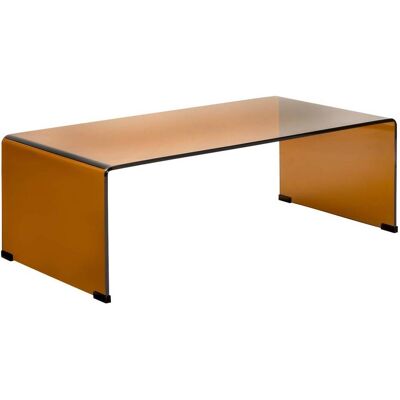 Mesa De Centro Rectangular Lénia, 55 X 110 Cm, Color Ámbar - Atmosphera Créateur D'Intérieur Mesa De Centro Rectangular Lénia, 55 X 110 Cm, Color Ámbar - Atmosphera Créateur D'Intérieur