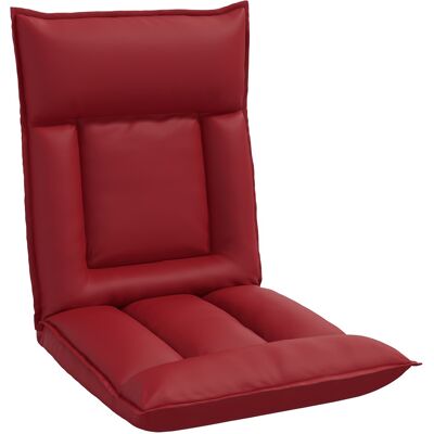 Sillón Ajustable Rojo Vino Cuero Sintético Vidaxl Sillón Ajustable Rojo Vino Cuero Sintético Vidaxl