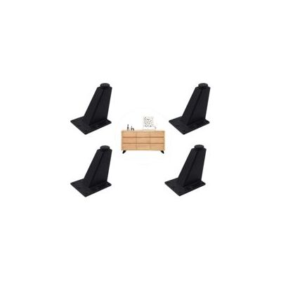 OEM Patas Ajustables Para Muebles, Patas De Cocina, Patas De Mostrador, De Bar, De Mesa De Tv, Color Negro - Crezuo OEM Patas Ajustables Para Muebles, Patas De Cocina, Patas De Mostrador, De Bar, De Mesa De Tv, Color Negro - Crezuo