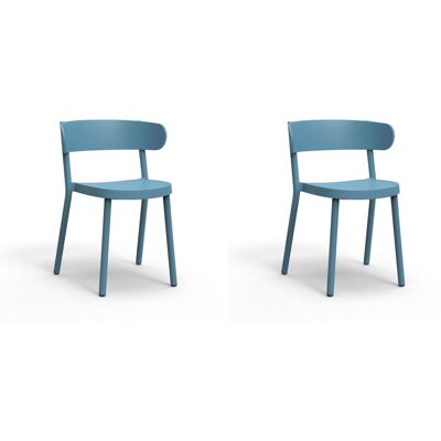 Sillas Casino Resol Plástico Azul (pack De 2) Sillas Casino Resol Plástico Azul (pack De 2)