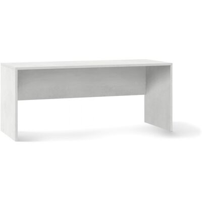IPERBRIKO Sarmog - Escritorio de oficina con panel frontal - Blanco - 76cm IPERBRIKO Sarmog - Escritorio de oficina con panel frontal - Blanco - 76cm