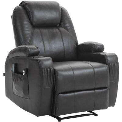 CLP - Hepler - Marrón - Cuero sintético - Sillón CLP - Hepler - Marrón - Cuero sintético - Sillón