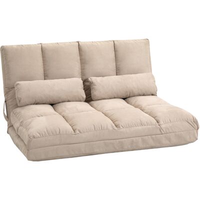 TORMATOR Silla De Suelo 2 En 1, Respaldo Ajustable, 102 X 73 X 60 Cm, Beige TORMATOR Silla De Suelo 2 En 1, Respaldo Ajustable, 102 X 73 X 60 Cm, Beige