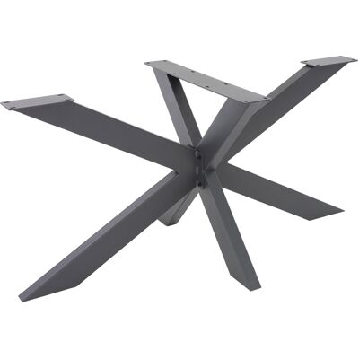 Ml-design - Pata De Mesa Industrial Cruzadas 78x71x120cm Antracita Diseño Araña Forma X Patines Metálicos Para La Base De Encimera Acero Con Recubrimiento Polvo Pies Soporte Auxiliar Decorativo De Hogar Ml-design - Pata De Mesa Industrial Cruzadas 78x71x120cm Antracita Diseño Araña Forma X Patines Metálicos Para La Base De Encimera Acero Con Recubrimiento Polvo Pies Soporte Auxiliar Decorativo De Hogar