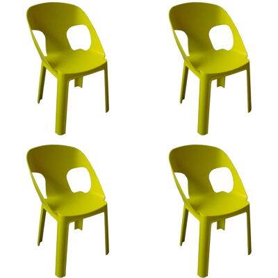 Garbar - Rita Set 4 Silla Infantil Interior, Exterior Verde Lima Garbar - Rita Set 4 Silla Infantil Interior, Exterior Verde Lima