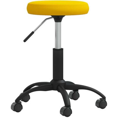 Silla de comedor de terciopelo amarillo mostaza vidaXL Silla de comedor de terciopelo amarillo mostaza vidaXL