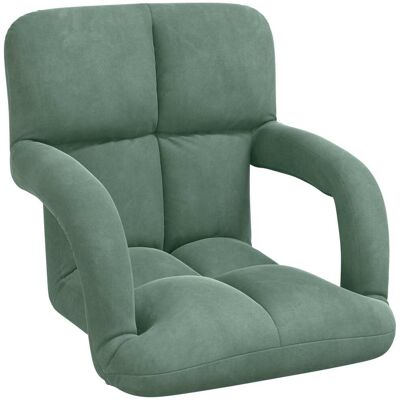 Sillón Ajustable Verde Mar Terciopelo Vidaxl Sillón Ajustable Verde Mar Terciopelo Vidaxl