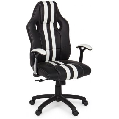 BIZZOTTO Sillón De Oficina Con Reposabrazos Spider En Polipiel Blanca BIZZOTTO Sillón De Oficina Con Reposabrazos Spider En Polipiel Blanca