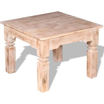 Mesa de centro de madera de acacia vidaXL - 60x60x45 cm Mesa de centro de madera de acacia vidaXL - 60x60x45 cm