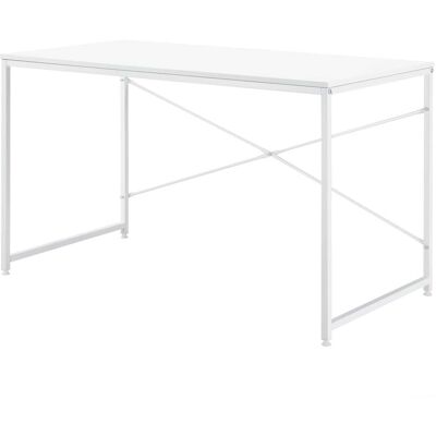 HELLOSHOP26 Escritorio MDF Blanco - Mesa para Oficina o Sala - 120x60x72cm HELLOSHOP26 Escritorio MDF Blanco - Mesa para Oficina o Sala - 120x60x72cm