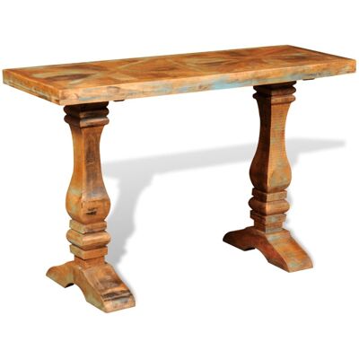 VidaXL Mesa Consola en Madera Maciza Reciclada - Diseño Vintage Antiguo VidaXL Mesa Consola en Madera Maciza Reciclada - Diseño Vintage Antiguo