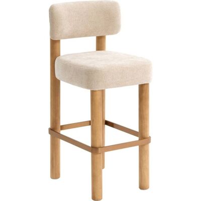 Taburete De Bar Noali Cuadrado, 104,5 Cm De Altura, Color Beige - Atmosphera Créateur D'Intérieur Taburete De Bar Noali Cuadrado, 104,5 Cm De Altura, Color Beige - Atmosphera Créateur D'Intérieur