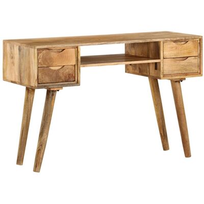 Escritorio De Madera Maciza De Mango 115x47x76 Cm Vidaxl Escritorio De Madera Maciza De Mango 115x47x76 Cm Vidaxl