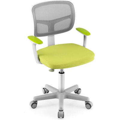 HELLOSHOP26 Silla De Oficina Infantil Regulable 54 X 50 X 80-91,5 Cm Ergonómica Giratoria Cómoda Diseño Moderno Pp Verde 200011128 HELLOSHOP26 Silla De Oficina Infantil Regulable 54 X 50 X 80-91,5 Cm Ergonómica Giratoria Cómoda Diseño Moderno Pp Verde 200011128