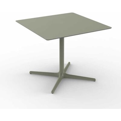 Mesa Cuadrada 90x90 Toledo Resol Madera Metal Verde Mesa Cuadrada 90x90 Toledo Resol Madera Metal Verde