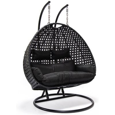 Home Deluxe TWIN Silla Colgante Resistente a la Intemperie - Home Deluxe Home Deluxe TWIN Silla Colgante Resistente a la Intemperie - Home Deluxe