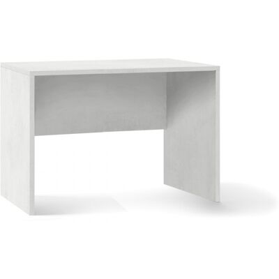 Sarmog - Escritorio Moderno En Madera Óxido Blanco 120x69x H76 Cm Sarmog - Escritorio Moderno En Madera Óxido Blanco 120x69x H76 Cm