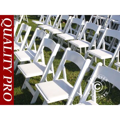 Sillas Plegables 44x46x77cm, Blancas, 24 Uds. - Dancover Sillas Plegables 44x46x77cm, Blancas, 24 Uds. - Dancover