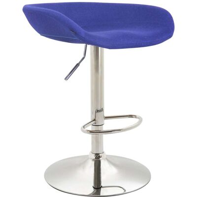 DÉCOSHOP26 - Tulip Stool - Blue felt - Bar Stool DÉCOSHOP26 - Tulip Stool - Blue felt - Bar Stool