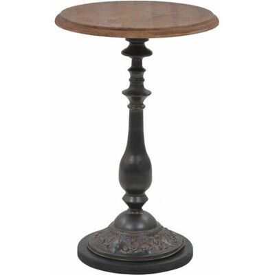 vidaXL Mesita de madera de abeto maciza 40x64cm Marrón - Mesita auxiliar vidaXL Mesita de madera de abeto maciza 40x64cm Marrón - Mesita auxiliar