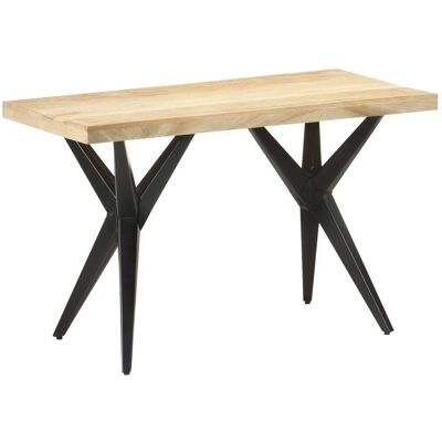 Mesa de comedor de madera de mango - 120x60x76 cm VidaXL Mesa de comedor de madera de mango - 120x60x76 cm VidaXL