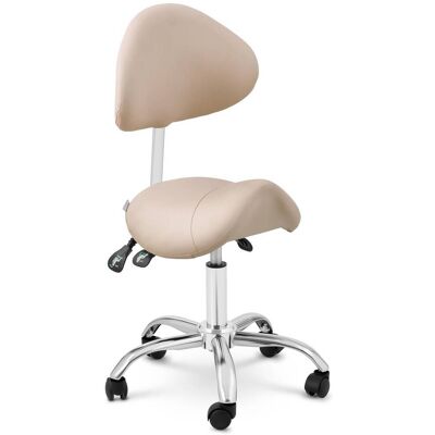 PHYSA Sill贸n Cosm茅tico Mannheim Color Crema Con Respaldo Ajustable. PHYSA Sill贸n Cosm茅tico Mannheim Color Crema Con Respaldo Ajustable.