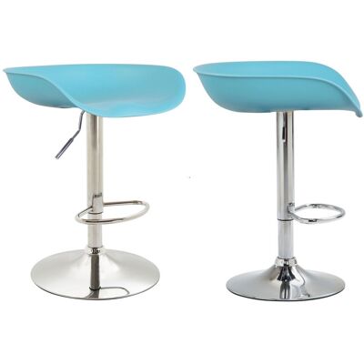 DECOSHOP26 - TDB10269 - Azul - Base tulipán - Bar stool DECOSHOP26 - TDB10269 - Azul - Base tulipán - Bar stool