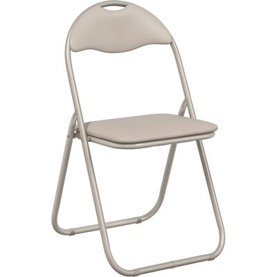 Silla Plegable 8 Uds. Cuero Sintético Arena 48 X 43,5 X 81 Cm Vidaxl Silla Plegable 8 Uds. Cuero Sintético Arena 48 X 43,5 X 81 Cm Vidaxl