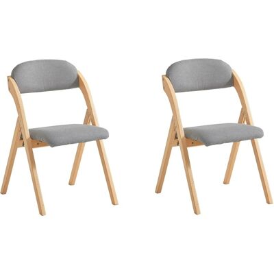 Lote De 2 Sillas Plegables De Madera Con Asiento Y Respaldo Tapizado Sillón Para Cocina Oficina 47 X 57 X 79 Cm Fst92-nx2 Sobuy Es Lote De 2 Sillas Plegables De Madera Con Asiento Y Respaldo Tapizado Sillón Para Cocina Oficina 47 X 57 X 79 Cm Fst92-nx2 Sobuy Es