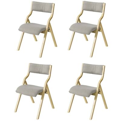 Lote De 4 Sillas De Madera Silla Plegable Silla De Cocina Silla De Comedor Gris 48 X 58 X 78 Cm Fst40-hgx4 Sobuy Es Lote De 4 Sillas De Madera Silla Plegable Silla De Cocina Silla De Comedor Gris 48 X 58 X 78 Cm Fst40-hgx4 Sobuy Es