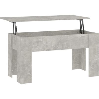 vidaXL Tavolino Salotto Grigio Cemento 101x49x52 cm Legno Multistrato - Cemento gris - Mesa de centro vidaXL Tavolino Salotto Grigio Cemento 101x49x52 cm Legno Multistrato - Cemento gris - Mesa de centro
