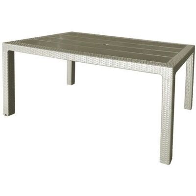 Garden Life - Mesa Resina 150x90cm Marfil 4090/09 Garden Life - Mesa Resina 150x90cm Marfil 4090/09