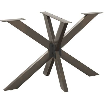 Pata De Mesa De Comedor Forma De Araña Negra 120x68x(72-73) Cm Acero Vidaxl Pata De Mesa De Comedor Forma De Araña Negra 120x68x(72-73) Cm Acero Vidaxl