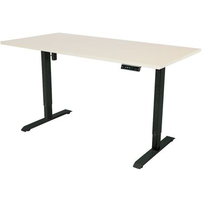 Vivol - Escritorio Regulable 180x80 Cm - Individual - Negro / Roble Claro Vivol - Escritorio Regulable 180x80 Cm - Individual - Negro / Roble Claro