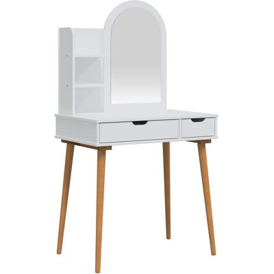 Conjunto De Mesa De Tocador Fauske 3 Pcs Blanco Vidaxl Conjunto De Mesa De Tocador Fauske 3 Pcs Blanco Vidaxl