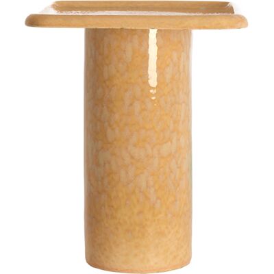 Mesa Auxiliar Naranja De Cerámica Refinada Light & Living Luarca Mesa Auxiliar Naranja De Cerámica Refinada Light & Living Luarca