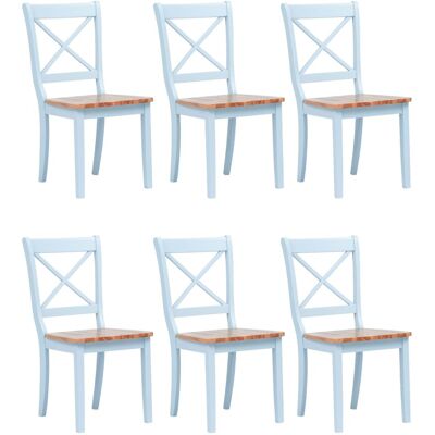 Vidaxl - 6pc - Acabado de madera gris - Sillas de comedor Vidaxl - 6pc - Acabado de madera gris - Sillas de comedor