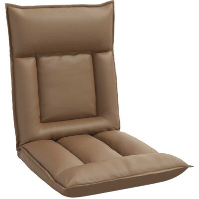 Sillón Ajustable Capuchino Cuero Sintético Vidaxl Sillón Ajustable Capuchino Cuero Sintético Vidaxl
