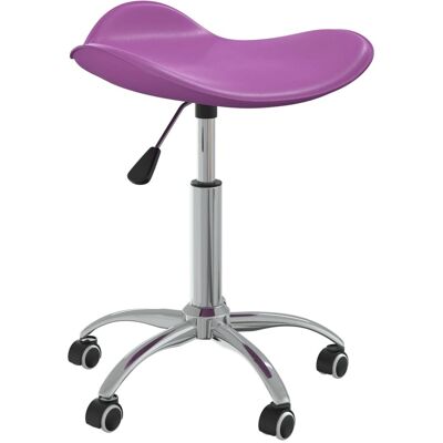 Silla De Oficina De Cuero Sintético Morado Vidaxl Silla De Oficina De Cuero Sintético Morado Vidaxl