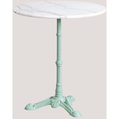 Mesa De Bar Redonda En Mármol Moka Sklum Ø70 Cm Mesa De Bar Redonda En Mármol Moka Sklum Ø70 Cm
