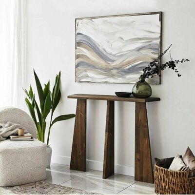 Dmora - Consola Arcturus - 100x28x83 cm - Nuez - Console Table Dmora - Consola Arcturus - 100x28x83 cm - Nuez - Console Table