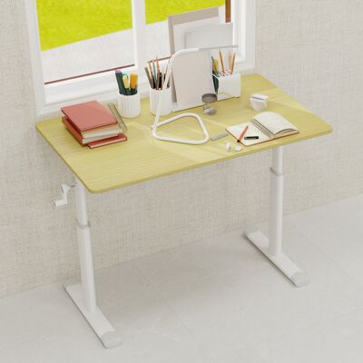 KELLANY Escritorio De Estudio Ajustable Para Niños Y Adultos: Altura Regulable, Escritorio Multiusos Para El Hogar O La Oficina, Diseño Compacto. KELLANY Escritorio De Estudio Ajustable Para Niños Y Adultos: Altura Regulable, Escritorio Multiusos Para El Hogar O La Oficina, Diseño Compacto.