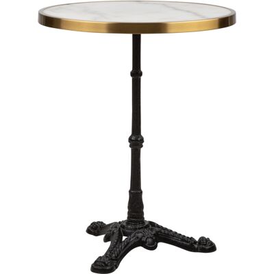 Blumfeldt Patras Lux - Mesa bistró de mármol estilo art nouveau - 57,5cm Blumfeldt Patras Lux - Mesa bistró de mármol estilo art nouveau - 57,5cm