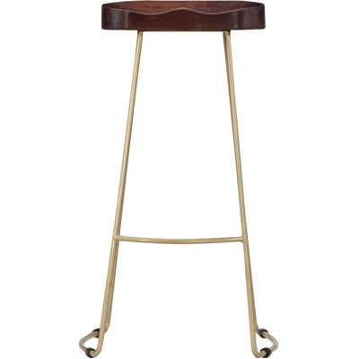 HELLOSHOP26 Taburetes de Madera de Mango - Estilo Industrial Vintage HELLOSHOP26 Taburetes de Madera de Mango - Estilo Industrial Vintage