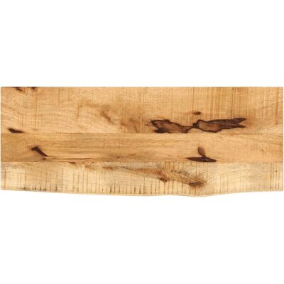 vidaXL Encimera de madera maciza de mango con borde natural - Encimera vidaXL Encimera de madera maciza de mango con borde natural - Encimera