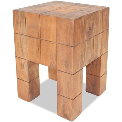 vidaXL Taburete Vintage de Madera Reciclada - Reposapiés Entrada vidaXL Taburete Vintage de Madera Reciclada - Reposapiés Entrada