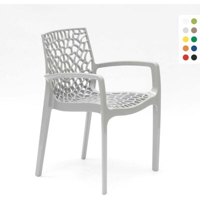 Grand Soleil - Silla apilable de polipropileno moderna Grand Soleil - Silla apilable de polipropileno moderna