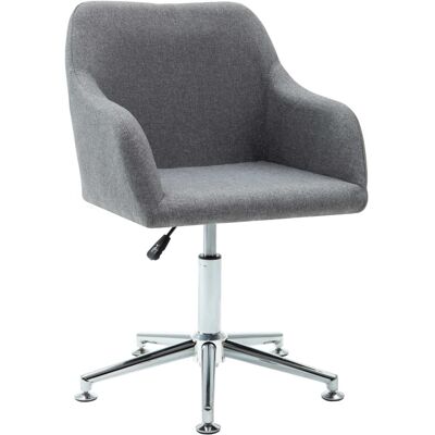 Silla De Oficina Giratoria De Tela Gris Claro Vidaxl Silla De Oficina Giratoria De Tela Gris Claro Vidaxl
