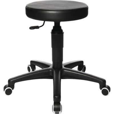 Taburete de Oficina TOPSTAR - Tec 70 Giratorio Cuero Sintético Negro 390-520mm Taburete de Oficina TOPSTAR - Tec 70 Giratorio Cuero Sintético Negro 390-520mm